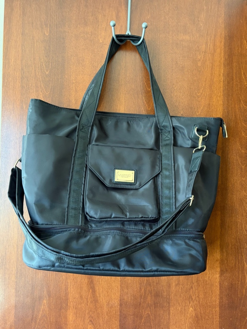 Laundry by Shelli Segal - Large Carry-on Tote Bag Black